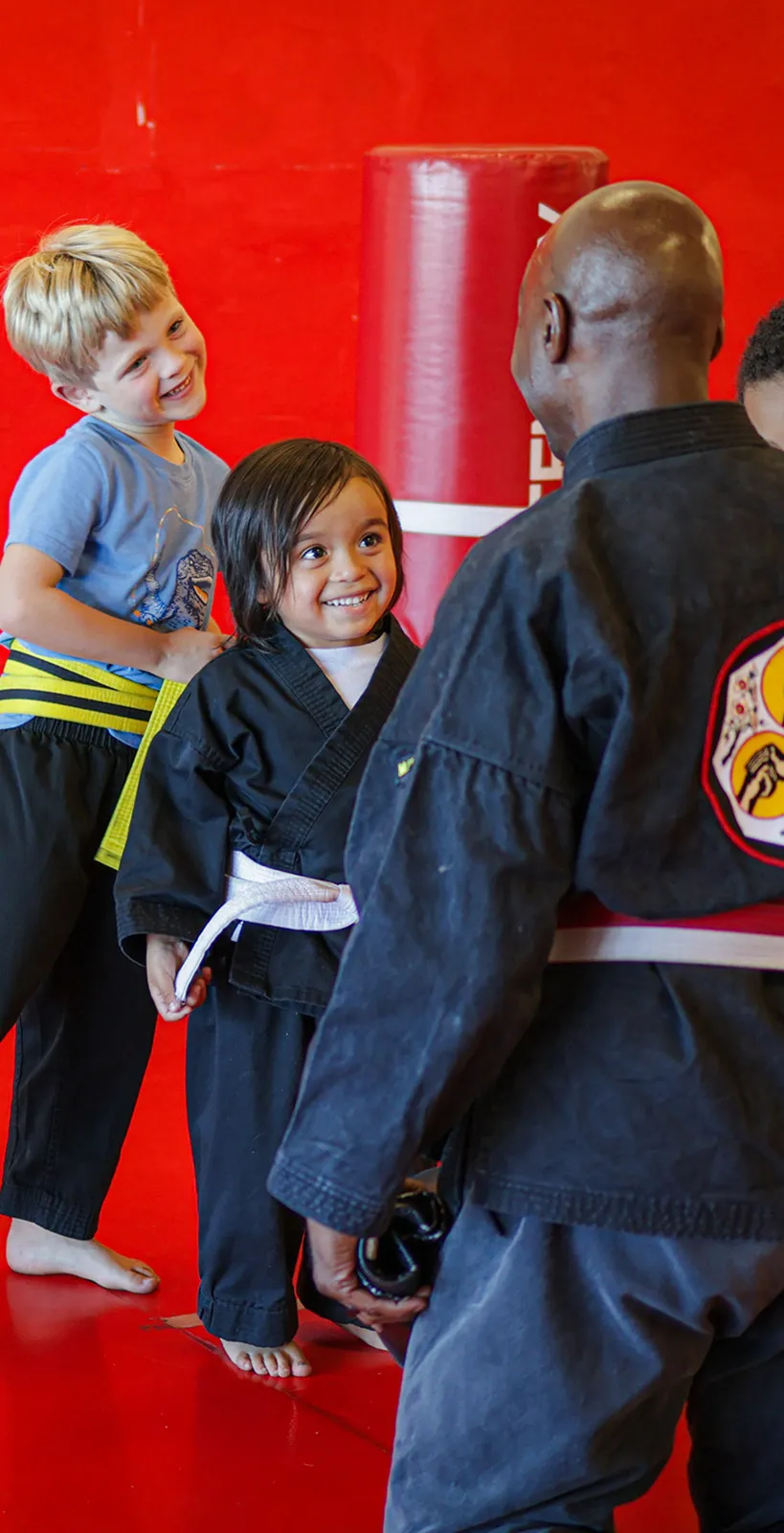 Adult beginners training martial arts at James Martial Arts Academy in El Cajon