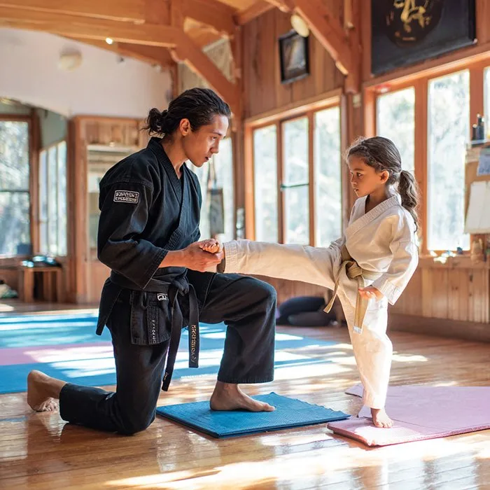 Kids self-defense training at James Martial Arts Academy
