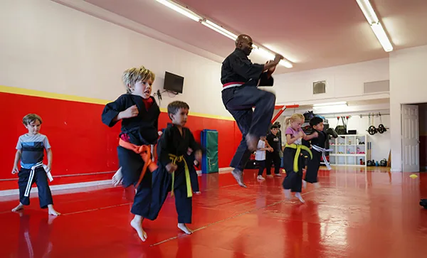 James Martial Arts Academy students training
